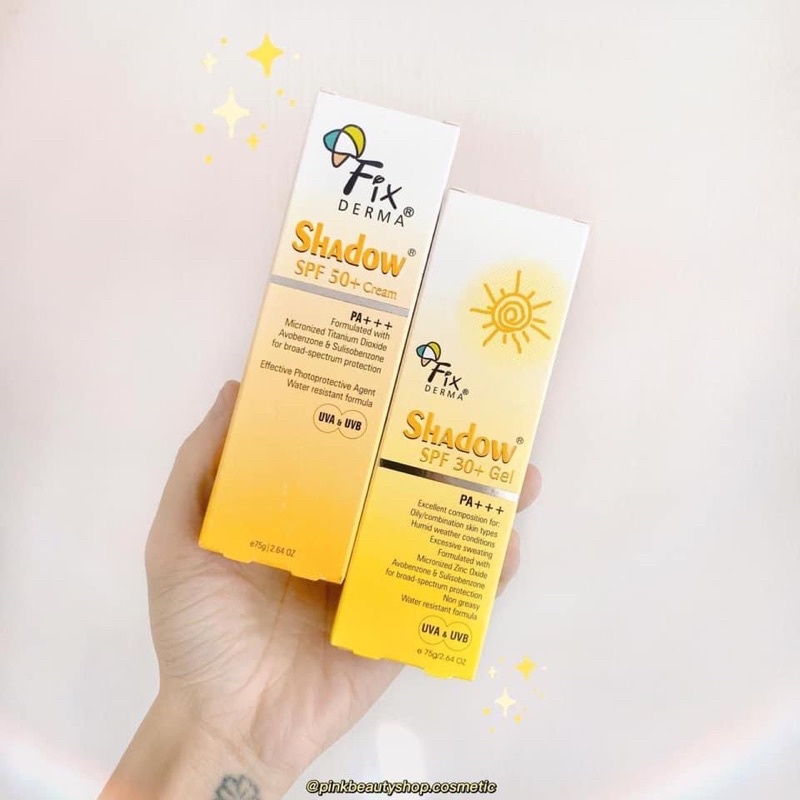 Kem Chống Nắng Shadow SPF 50+ (75g) - Gel Chống Nắng Shadow cho da mặt và toàn thân