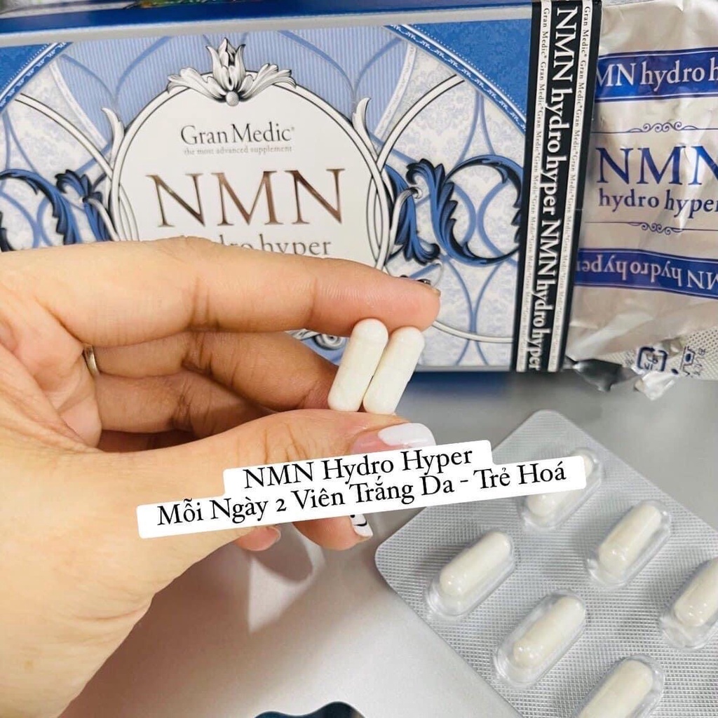VIÊN UỐNG TRẮNG DA TRẺ HOÁ NMN 12,000 MG