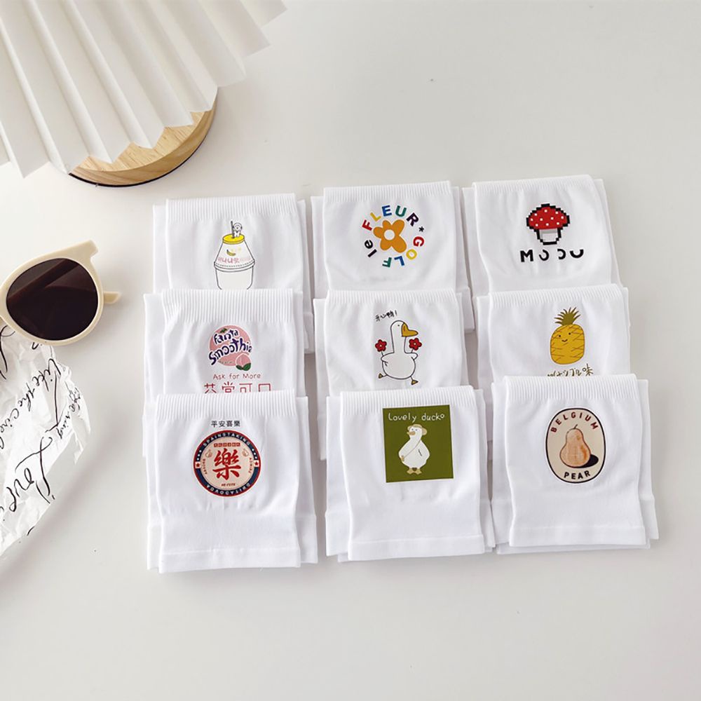 Găng cánh tay bằng lụa lạnh họa tiết quả bơ hoạt hình dễ thương bảo vệ chống nắng cho nữ