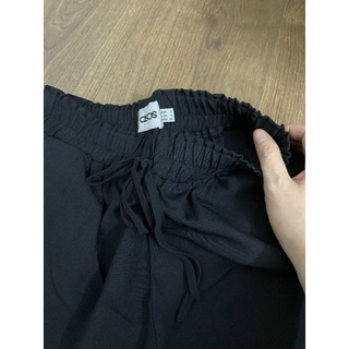 Quần suông cạp chun dáng lỡ asos
