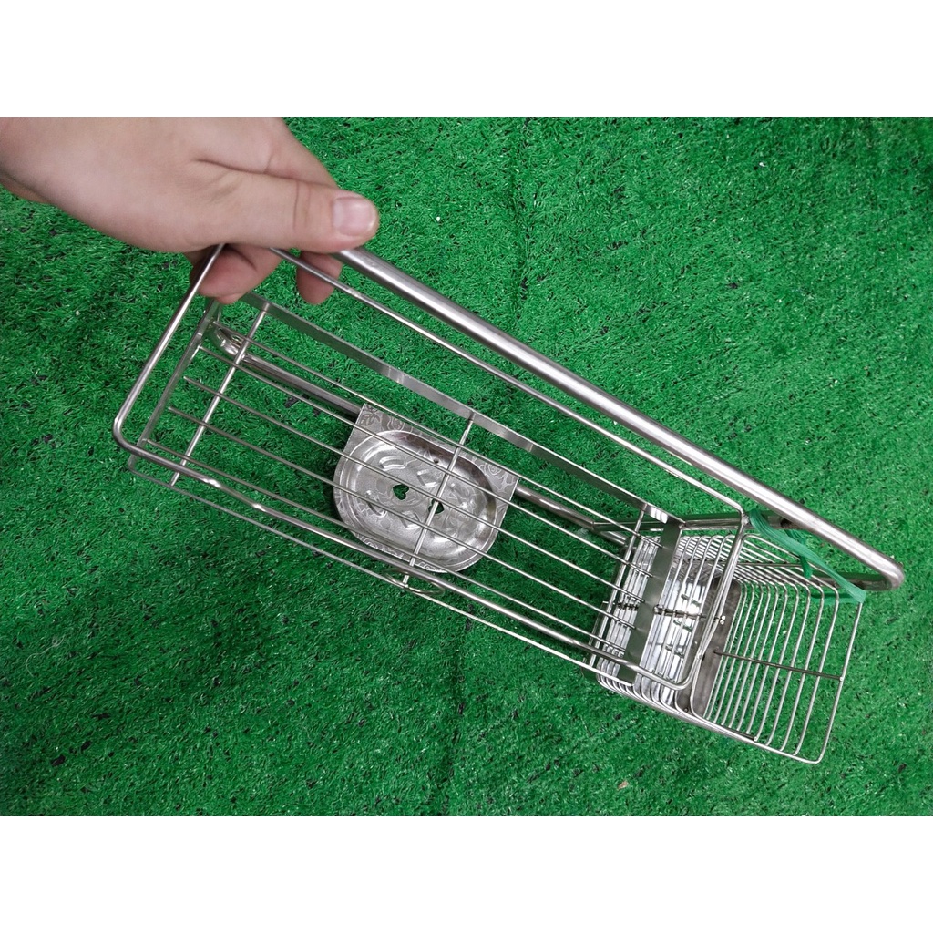 Kệ xà bông , bàn chải phòng tắm , kệ inox la