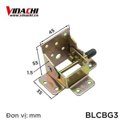 Bản Lề Chân Bàn Gập - Bản Lề Công Bằng Thép Cán Nguội Mạ 7 Màu Chống Gỉ – Chắc Chắn Và Cứng Cáp