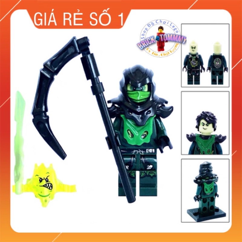 Đồ Chơi Lắp Ghép Mô Hình Nhân Vật Lego Ninjago Minifigure Morro Plus Ghost ( Evil Green Ninja Lloyd)