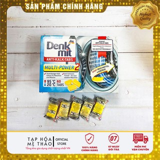Viên tẩy lồng vệ sinh máy giặt Denkmit diệt khuẩn tẩy rửa mảng bám lâu ngày, vệ sinh lồng giặt