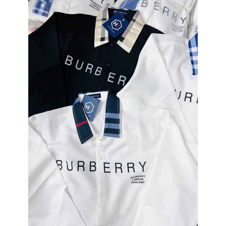 (Free Ship) ÁO SƠ MI NAM CỔ PHỐI SỌC BUPBERY VẢI POLO CÁ SÂ.U MỀM MỊN MÁT KHÔNG NHĂN HÌNH SHOP CHỤP THẬT BAO ĐỔI TRẢ HV