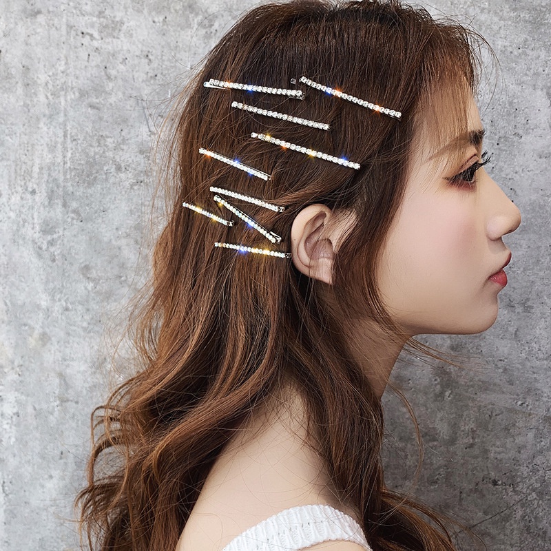Kẹp tóc đính đá giả thời trang cho nữ