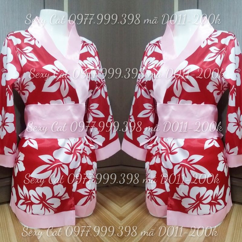 set áo choàng kimono sexy gợi cảm