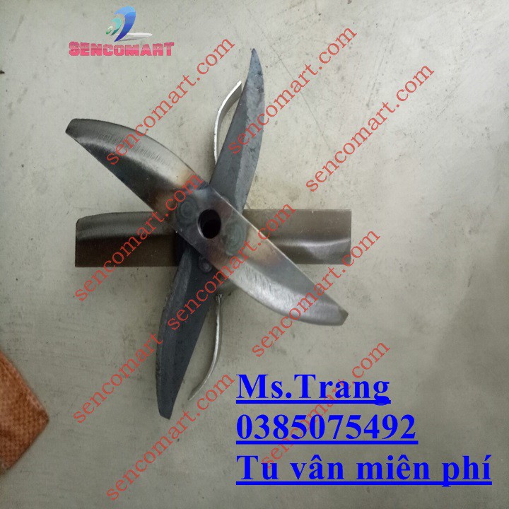 Bộ lưỡi dao máy băm rau bèo gồm 3 lưỡi 1 cần gạt