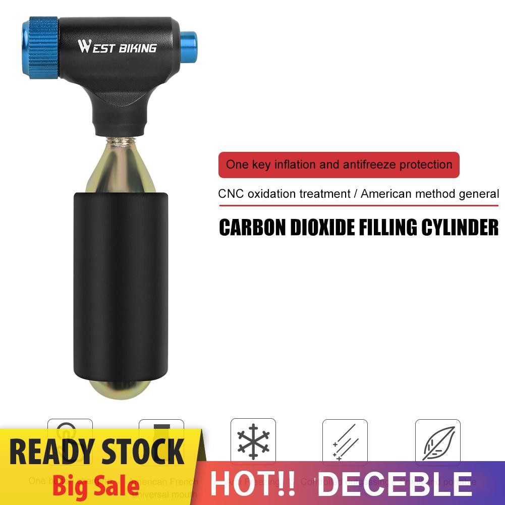 Đầu Bơm Khí Co2 Cho Xe Đạp Leo Núi Presta Schrader