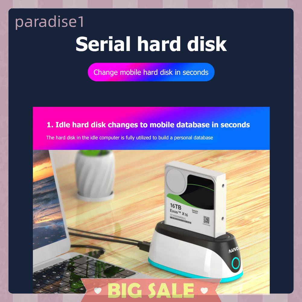 Bộ Chuyển Đổi Ổ Cứng MAIWO K306A USB 3.0 HDD SSD 2.5 / 3.5 inch | BigBuy360 - bigbuy360.vn