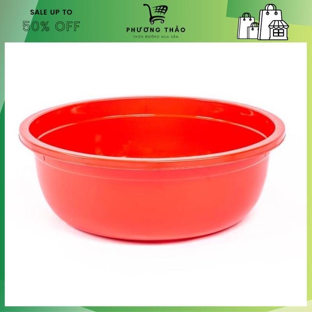 Thau nhựa lớn Duy Tân chắc chắn bền lâu kích thước 45/50/55cm siêu rẻ giá tốt (Giao màu ngẫu nhiên)