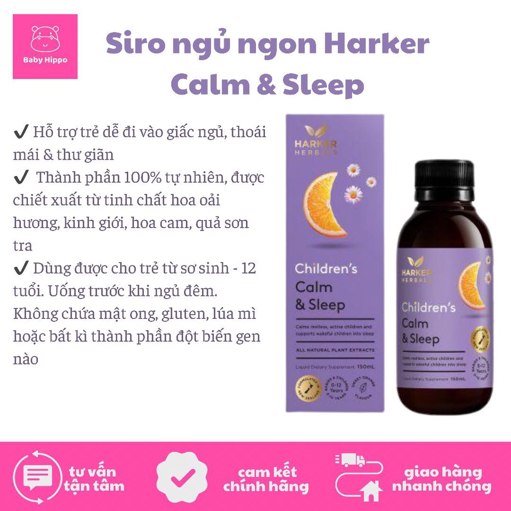 Trọn bộ Siro thảo dược cho bé Harker Herbals 150ml