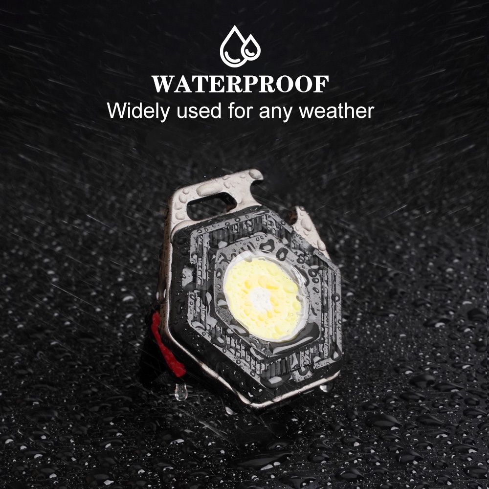 Đèn Pin cob mini Siêu Sáng Sạc usb Có Nam Châm Mạnh Chống Thấm Nước ip64