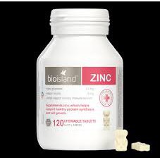 Bio Island Zinc 120 Viên Bổ Sung Kẽm Cho Trẻ