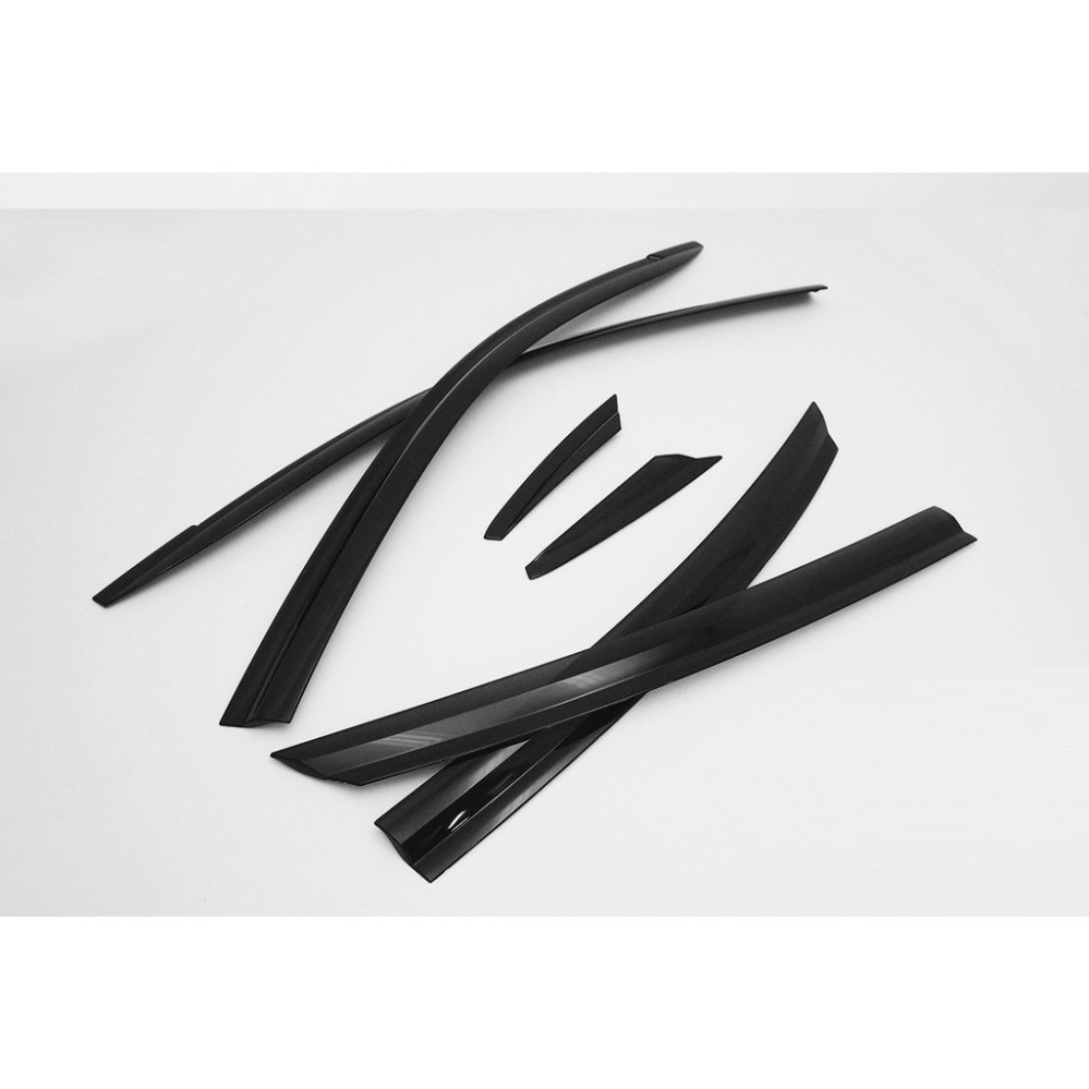 Vè che mưa Accent 2019-2020 2021 2022 2023 mẫu đen bóng 6 chi tiết chính hãng hàn quốc