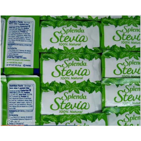 Combo 10 gói đường ăn kiêng Splenda Stevia 2 gam của Mỹ. Tốt cho Keto/Das/Low Carb
