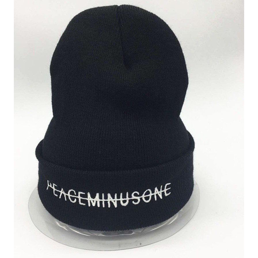 Mũ len thêu chữ PEACEMINUSONE phong cách G-Dragon