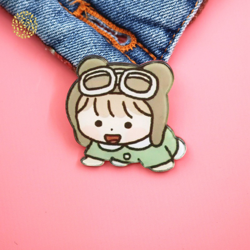 Ghim Cài Trang Trí Hình Chú Thỏ Đáng Yêu