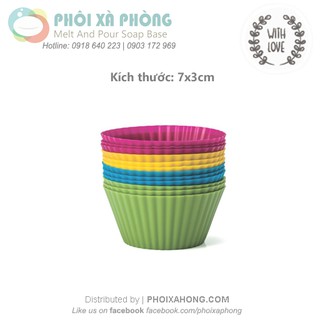Khuôn Silicon 01 Cupcake 7cm