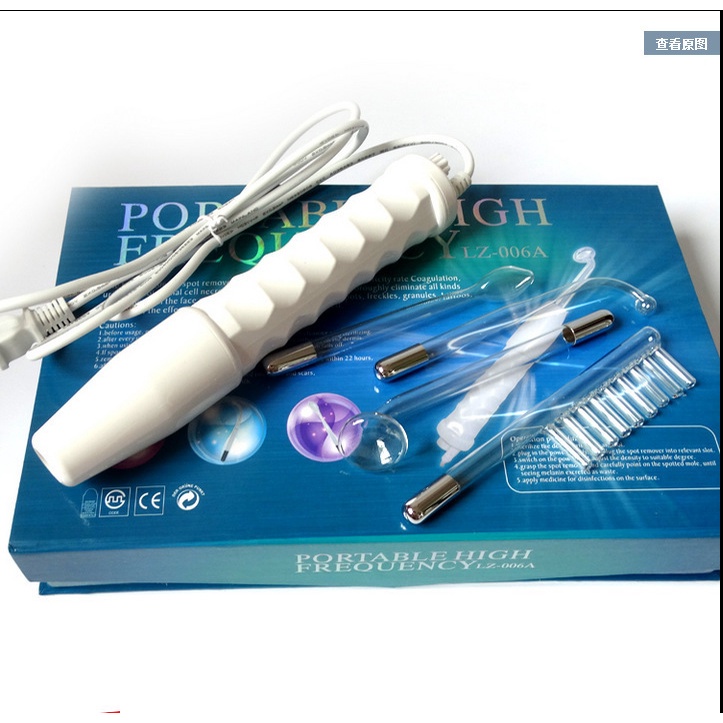 Thiết Bị Điện Cực 4 Trong 1 Với Ống Thủy Tinh Loại Bỏ Mụn Trứng Cá