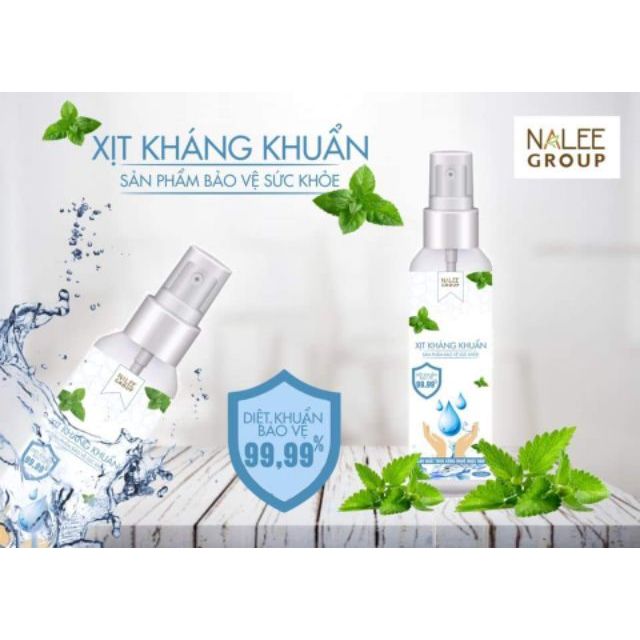 Xịt Kháng Khuẩn Nalee Chính Hãng 100ml