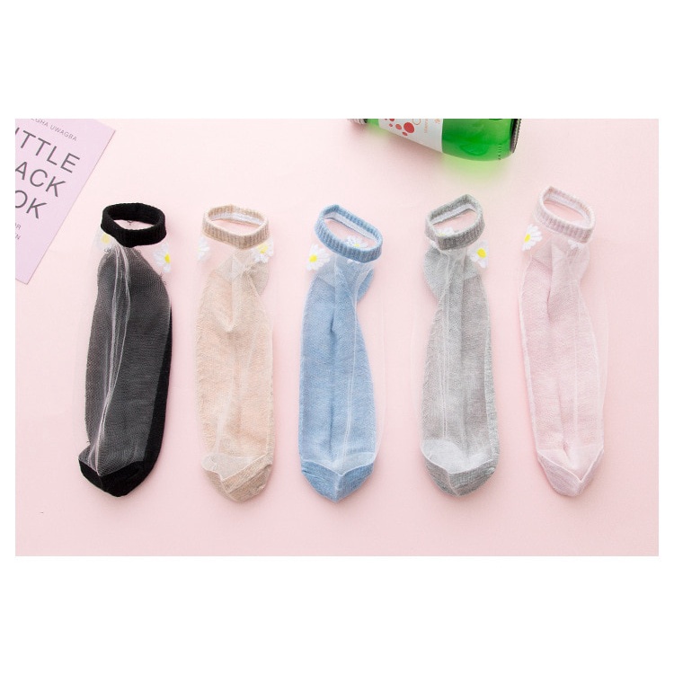 1 Đôi Vớ Siêu Mỏng Họa Tiết Hoa Cúc Cho Nữ | BigBuy360 - bigbuy360.vn