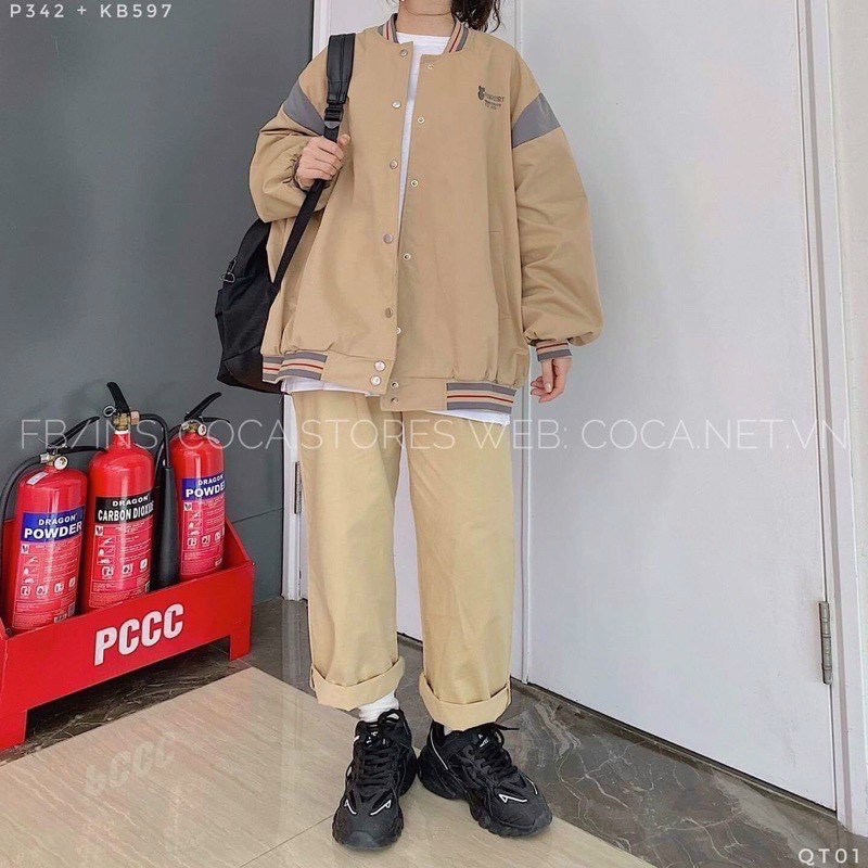 ÁO KHOÁC DÙ BOMBER BÓNG CHÀY THÊU LOGO CHỮ SIÊU ĐẸP