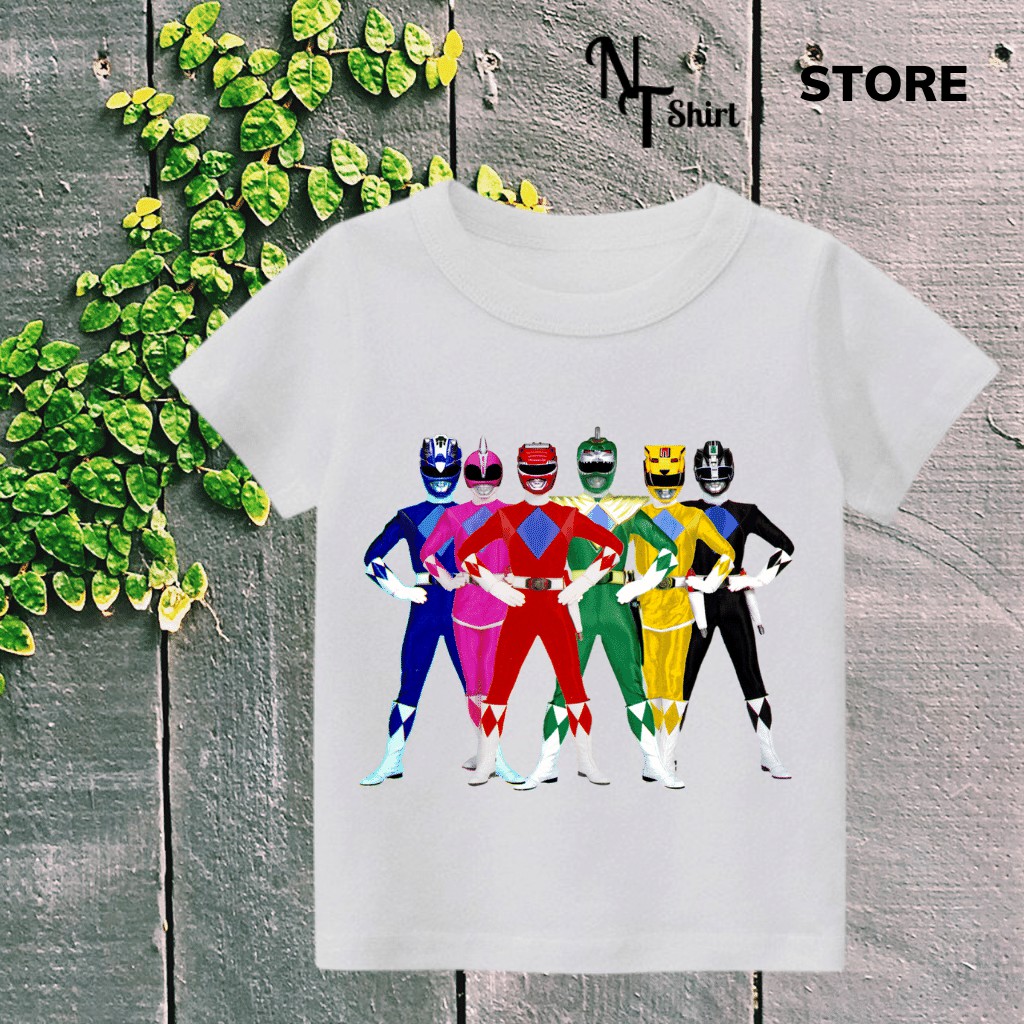 Áo thun bé trai và bé gái, Áo phông trẻ em in hình Anh Em Siêu Nhân , Áo cotton xịn mặc mát thoải mái NTshirt 05