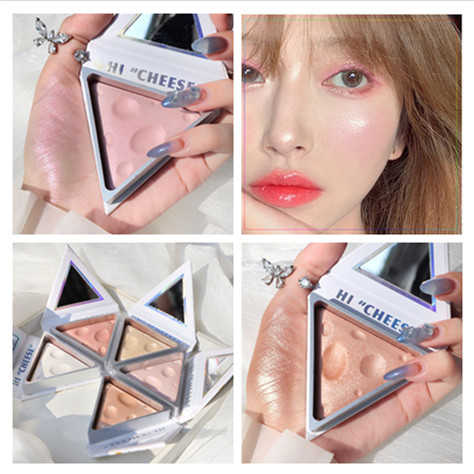 [sweet] NUED woman Cat and Mouse Cheese Brightening Pearly Blush All-in-One Blush Plate