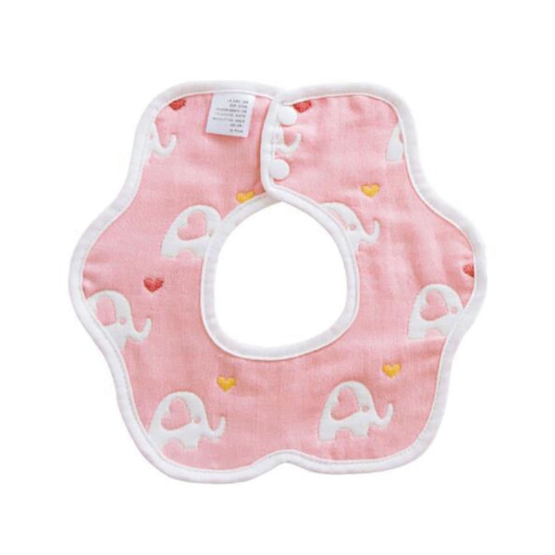 Yếm Ăn Cotton Có Thể Điều Chỉnh Tiện Lợi Cho Bé