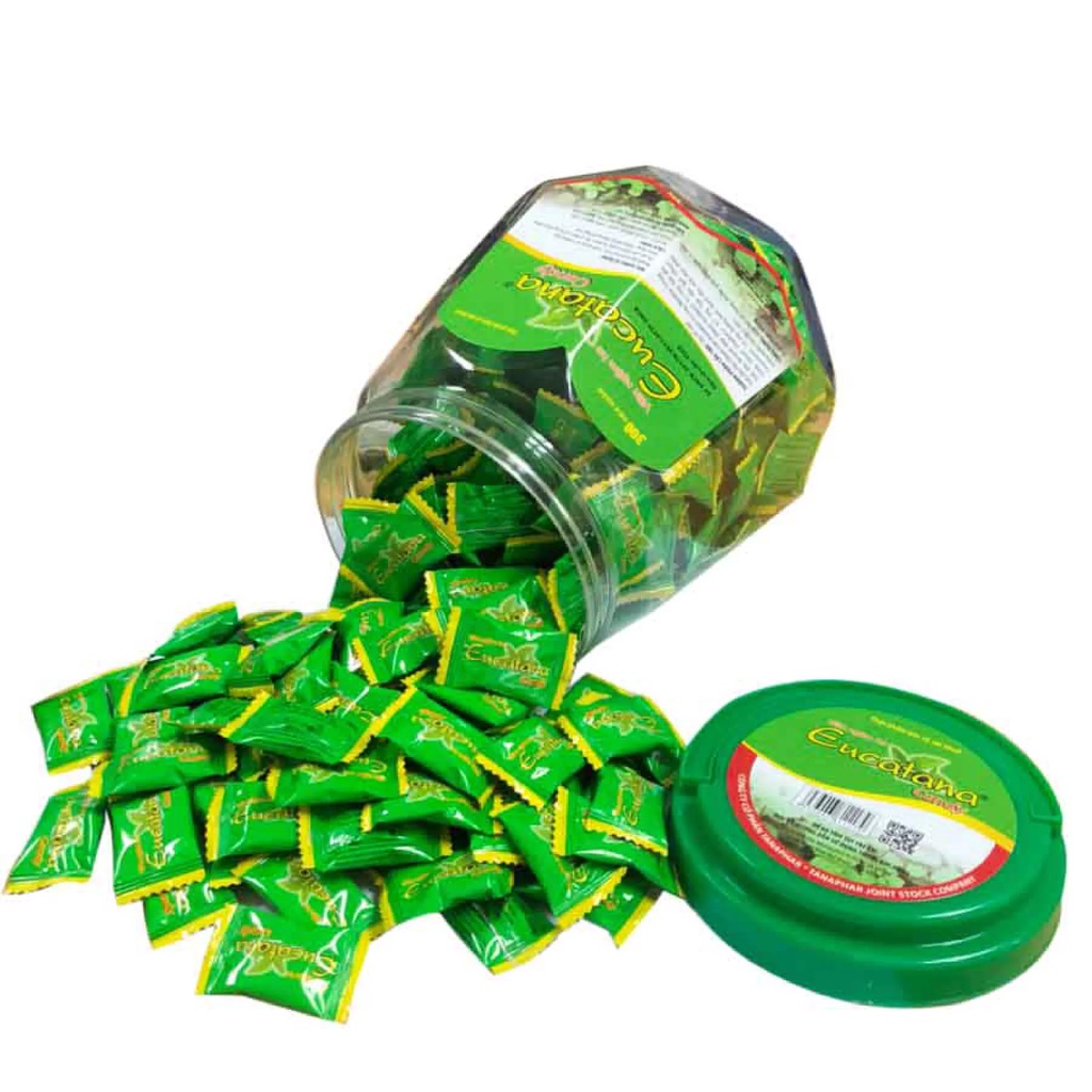 Viên ngậm ho Eucatana ( lọ 300 viên) nguồn gốc thảo dược, giảm ho, đau rát họng