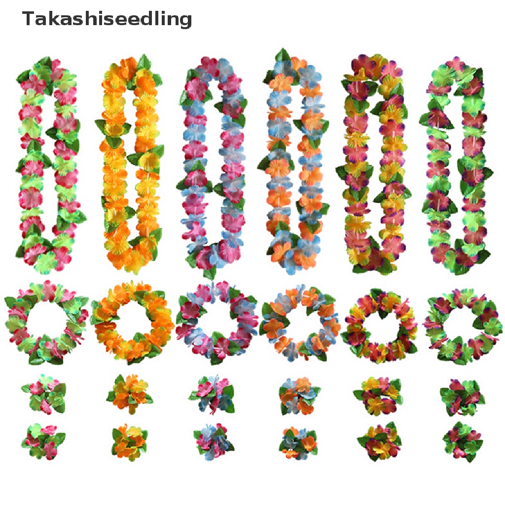 Bộ 4 vòng hoa phong cách Hawaii đẹp mắt