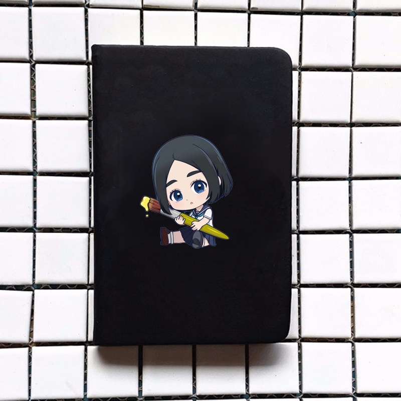 Sổ da cầm tay A6 in hình BLUE PERIOD anime chibi ghi chép tiện lợi đi học