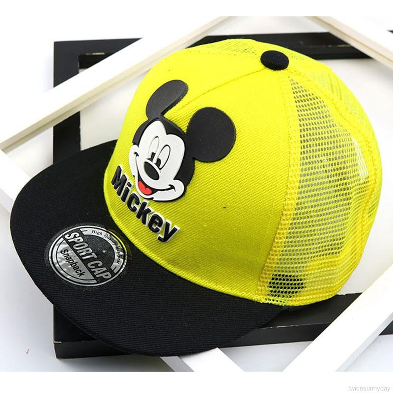 Mũ lưỡi trai in hình bong bóng chày cho bé