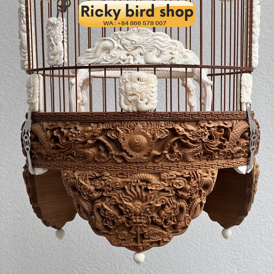 Lồng khuyên chạm rồng 3D độ xương siêu VIP