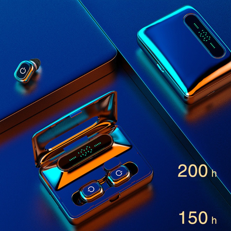 Tai Nghe Thể Thao Không Dây zzz H60 Kết Nối Bluetooth Âm Thanh Nổi Có Micro Kèm Hộp Sạc Chất Lượng Cao