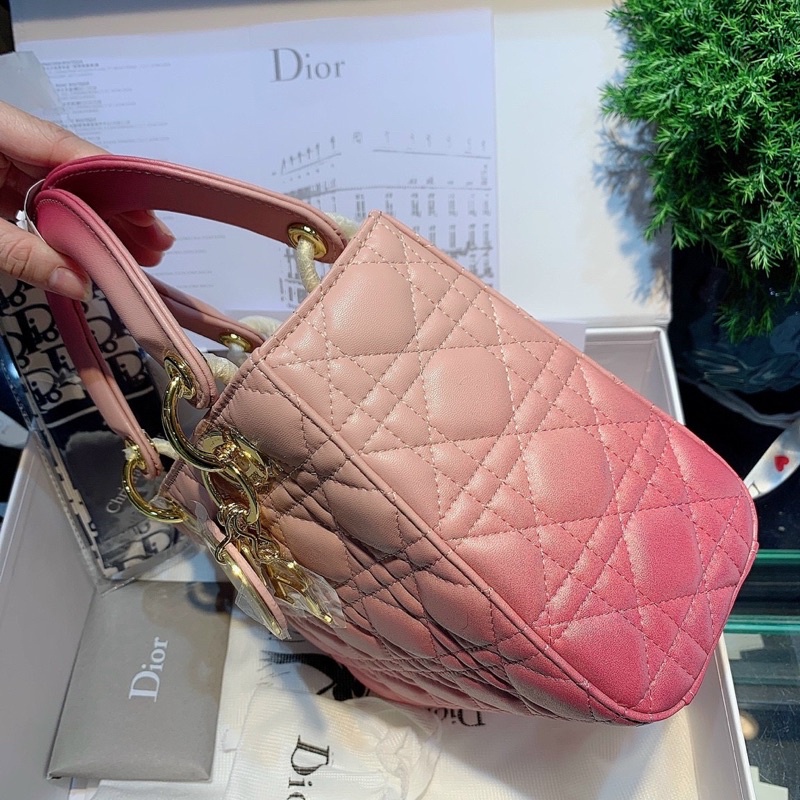 Túi Dior Lady hồng loang 5ô fullbox đẹp mê-phukien.changshouse