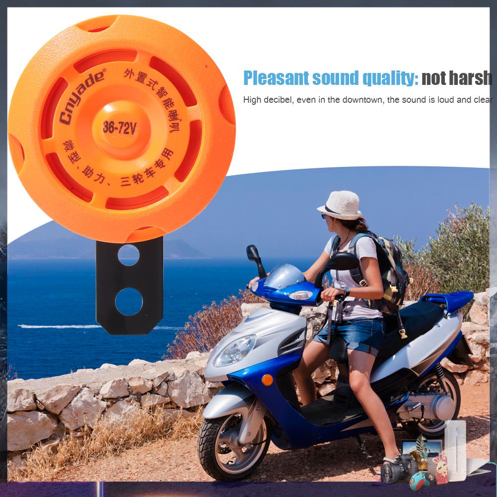 Còi điện 36V/ 48V/ 60V chống thấm nước chuyên dụng dành cho xe mô tô