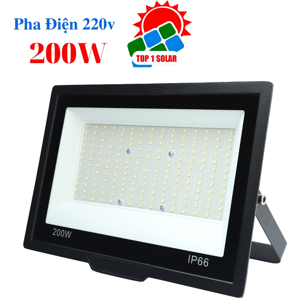 Đèn Pha Led 200W IP66 Siêu Sáng Chống Nước Ngoài Trời Chuyên Pha Bảng Hiệu Công Trình