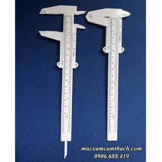 (2 cây) Thước Đo Vẽ Lông Mày Mỏ Vịt