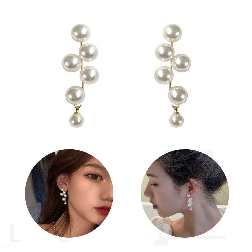 1 Đôi Bông Tai Hình Tua Rua Đơn Giản Thời Trang Dành Cho Nữ