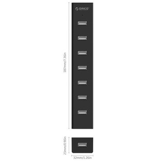 Bộ chia 7 cổng USB 2.0 Orico H7013-U2