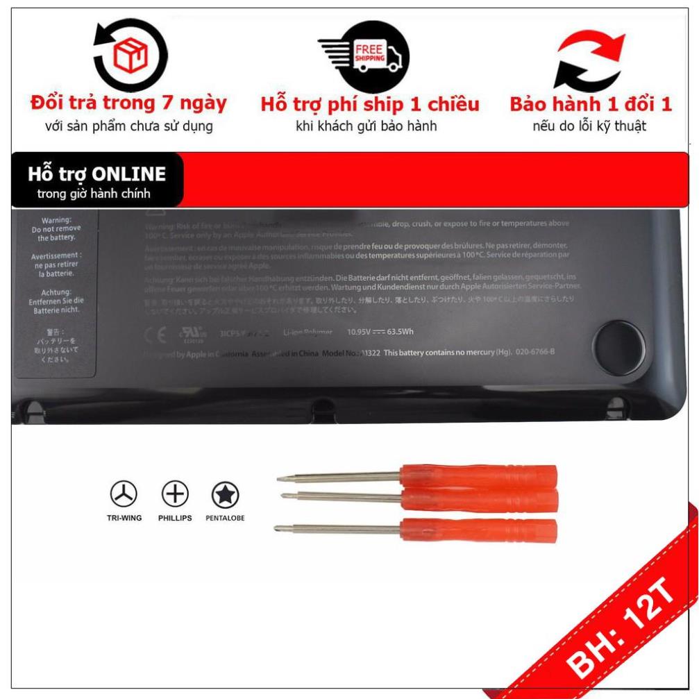 BH12TH . Pin Zin  13,3 " A1322 ,A1278 2009 - 2012 Zin A1278 2009 2010 2011 2012