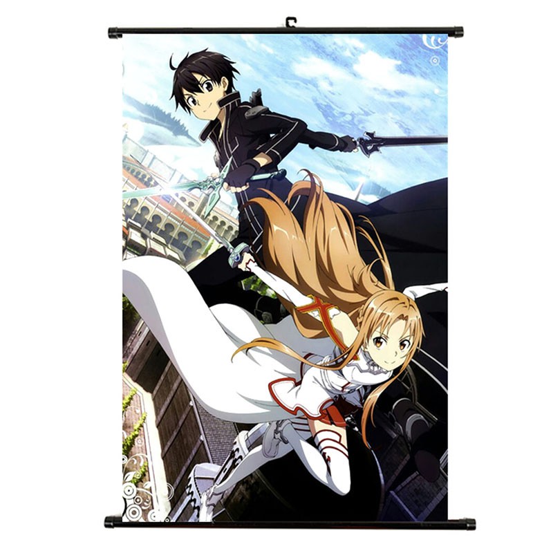 Áp phích họa tiết anime Nhật Bản Sword Art Online