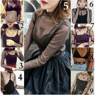Áo lưới sexy cao cấp kếp hợp đầm bra siêu đẹp sành điệu