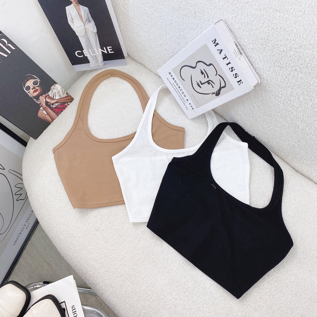 ÁO CROPTOP CỔ YẾM
