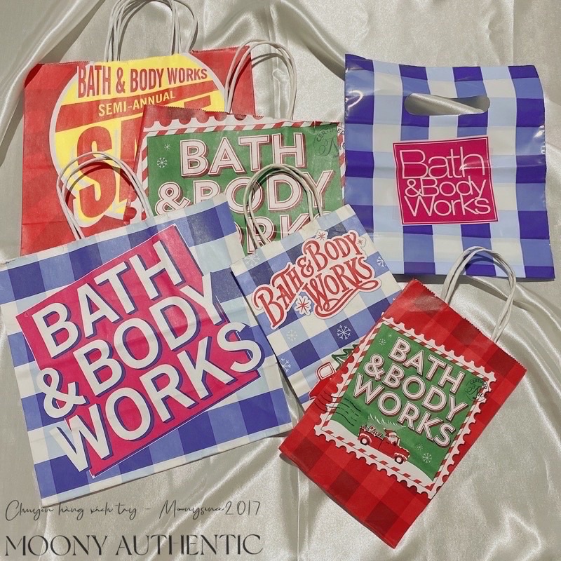 Túi Giấy Bath & Body Works và phụ kiện BBW hãng