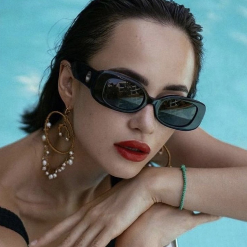 (AIMURUSI) COD Kính Chống Tia Uv Gọng Nhỏ Thời Trang Dành Cho Nam Phụ Nữ
