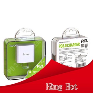 [Giảm giá thần tốc] Củ sạc nhanh PD 20W hoco C76 hàng chính hãng - Iphone 11/11pro/11promax/12/12pro/12promax