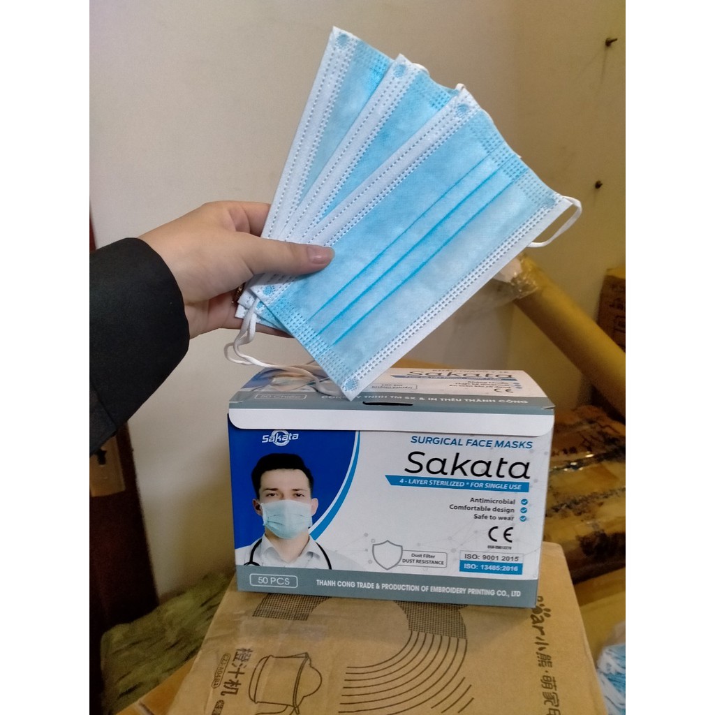 [ ẢNH THẬT + VIDEO ] HỘP KHẨU TRANG Y TẾ 4 LỚP Có GIẤY KHÁNG KHUẨN - HỘP 50 CHIẾC - Chống Giọt Bắn ( HÀNG CHÍNH HÃNG ) | BigBuy360 - bigbuy360.vn